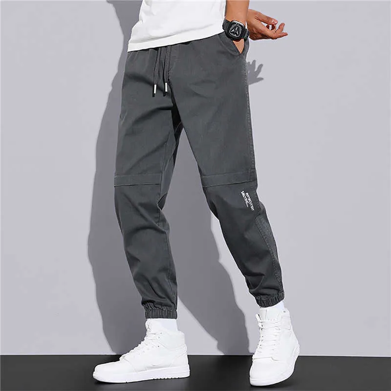 Herenbroek 2023 Lente zomer jogger pant heren broek Harajuku vrachtbroek Casual harem denim Koreaanse hiphop zweetbroek mannelijke broek z0410