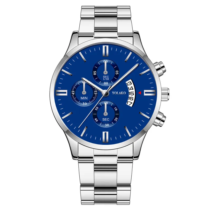 Marka İzle Business Fashion Multi Calendar Quartz Watch Water Pope Çift Watch Quartz Mekanik Saat Vk
