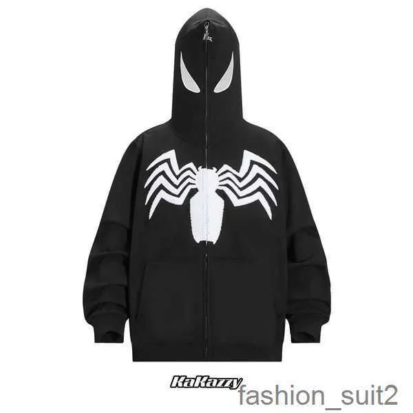 【Kakazzy】Full Zip Hoodie スパイダーマン Kakazzy Full Zip Hoodie Red And Blue（Eyes Can See） – kakazzy