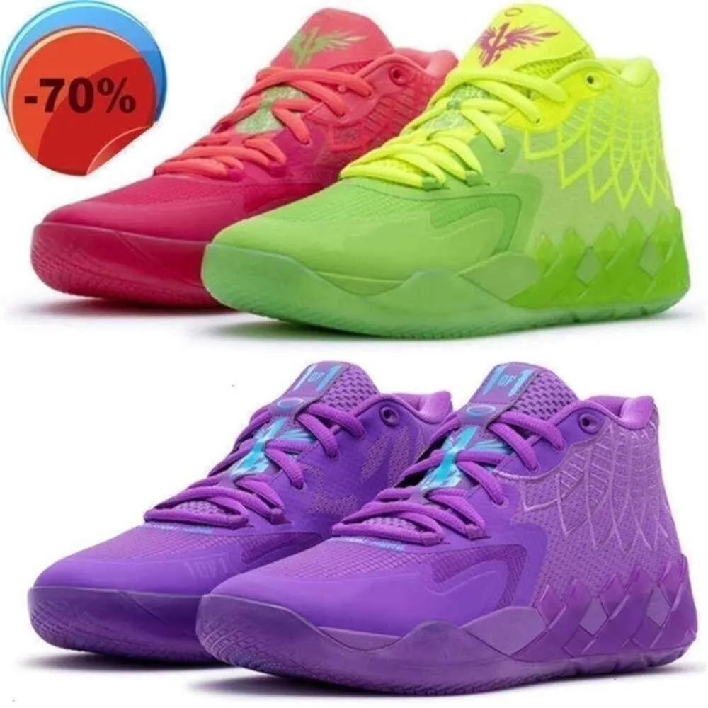 Met Doos Basketbal TOP Schoenen LaMelo Ball 1 MB.01 Heren Basketbalschoenen Blast Buzz City LO UFO From Here Queen City Rick Roc