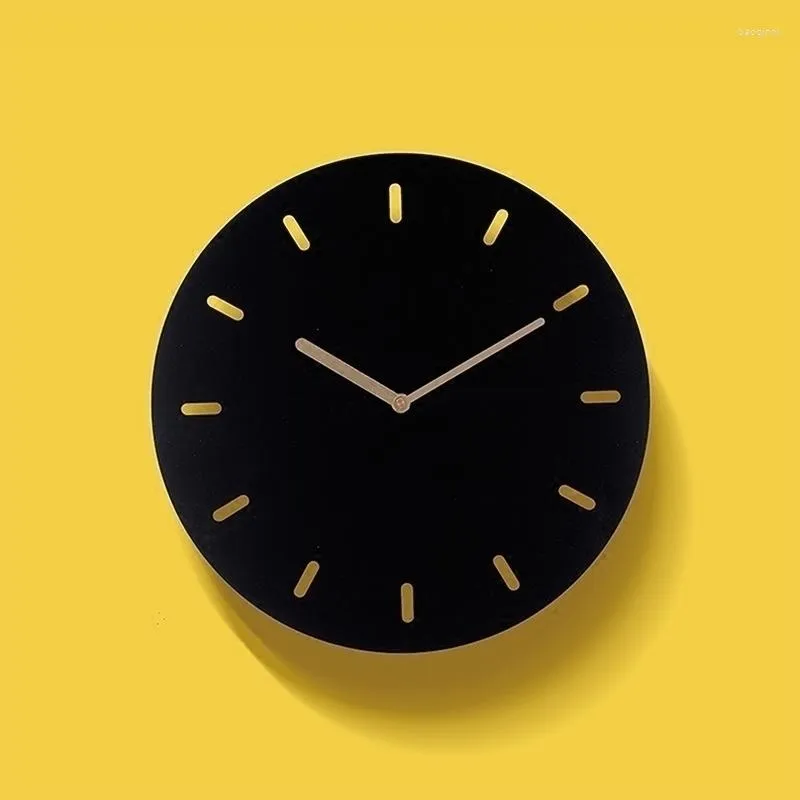 Настенные часы современный инимализм творческий арт железные часы Quartz Quartz Silent Sweep Second Hollow 14 '' домашний декор