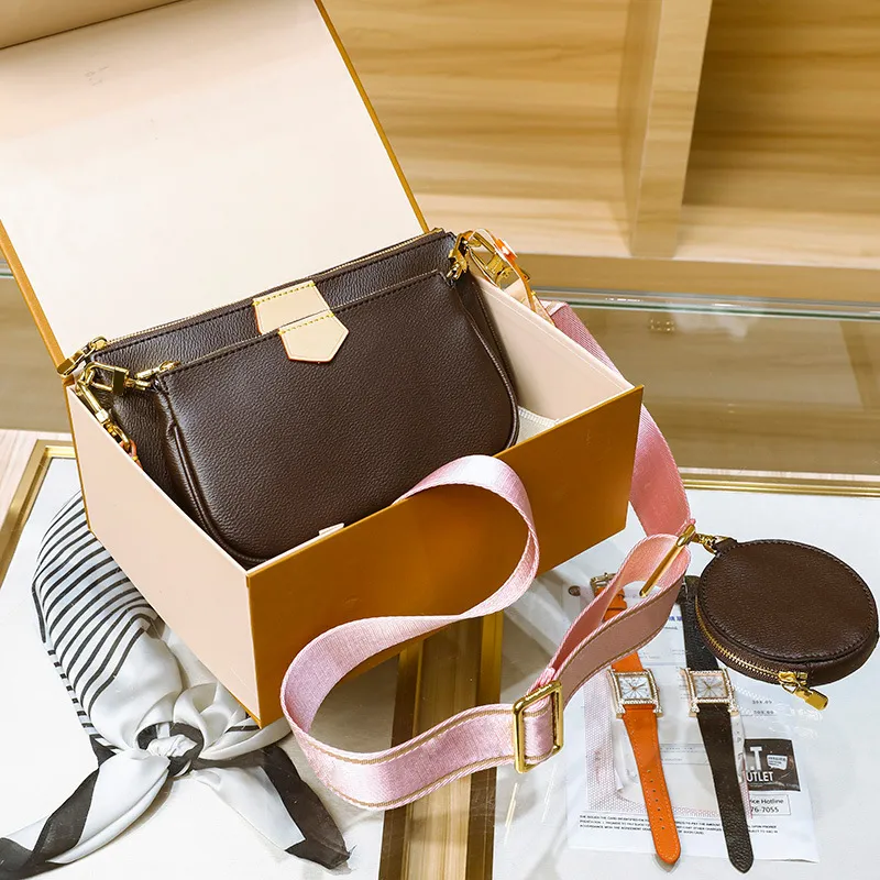 Sac original mirror quality multi pochette accessoires M44840 monograms real leather hand bags famous brands purse and handbags luxurys designer bag