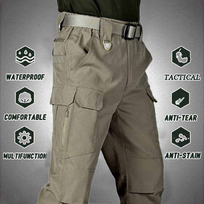 Męskie spodnie Męskie Armia LTIPOET TACTICAL PANTY PROJEKTY WOJSKIEKI PROJE SPOREBALNE WODY ODPOWIEDZIALNE Casual Spodnie Męskie spodnie Tactical Pants Nowe Z0410