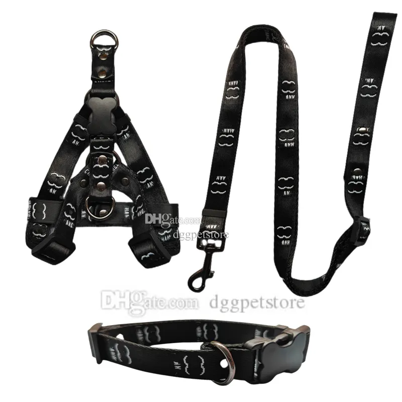 Designer Dog Harness and Leash Collar Set No Chock Puppy Step in Vest Harness Nylon Lightweight Adjustable for Dogs Girls and Boy Pet Harness for Small to Large Dogs 174