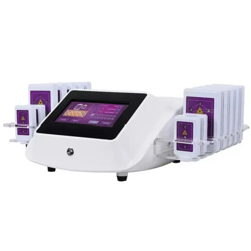 Best verkochte lipo laser afslank machine cellulitis verwijdering 14 laserplaatjes vetverbranding lasermachine