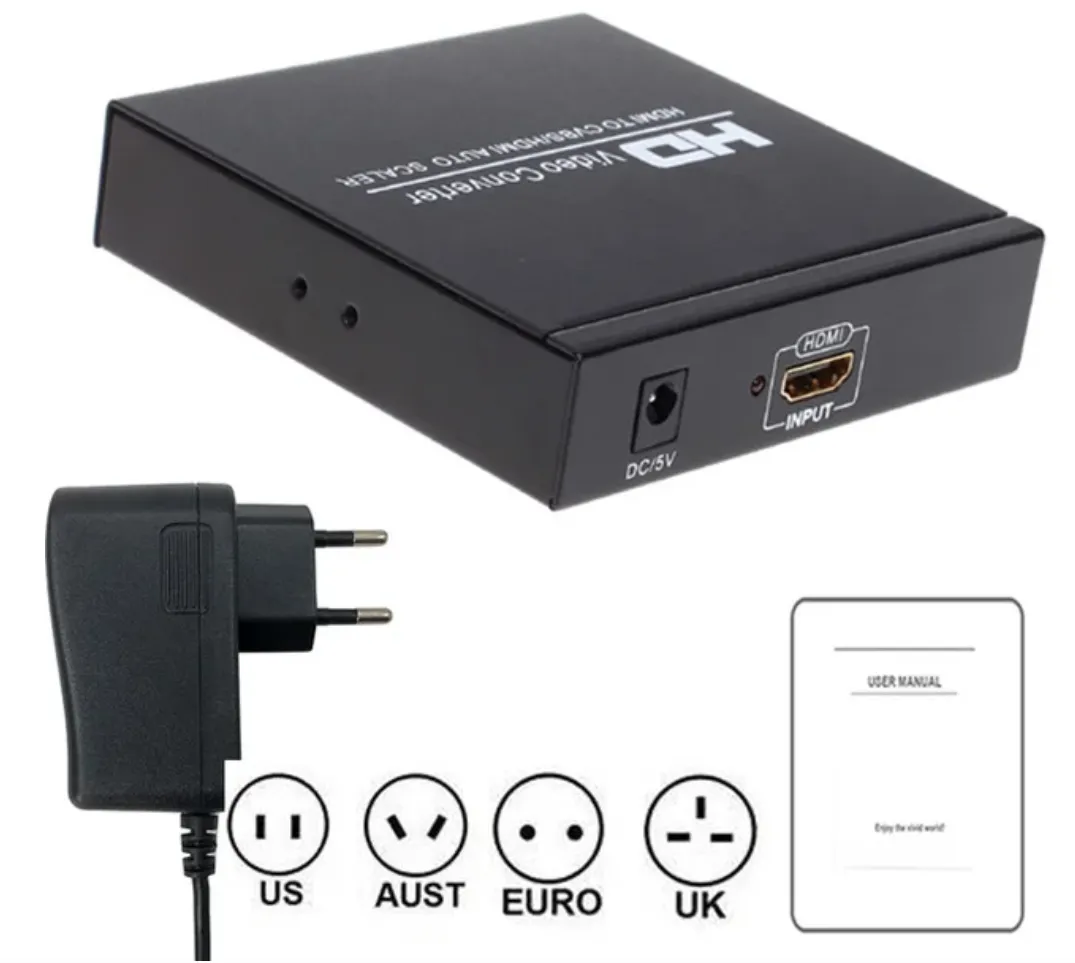 HDMI Audio Splitter | 1080P HDMI To AV Converter With 3.5mm Headphone ...