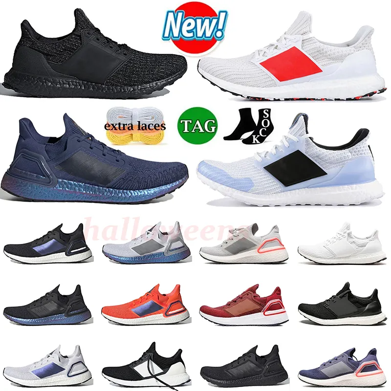 Ultra 4.0 DNA bulut beyaz siyah taban koşu ayakkabıları UltraBoosts 22 20 19 Kadın Erkek Mesh ISS US National Lab Antrenörleri OG Orijinal Runners Jogging Yürüyüş Sabahları