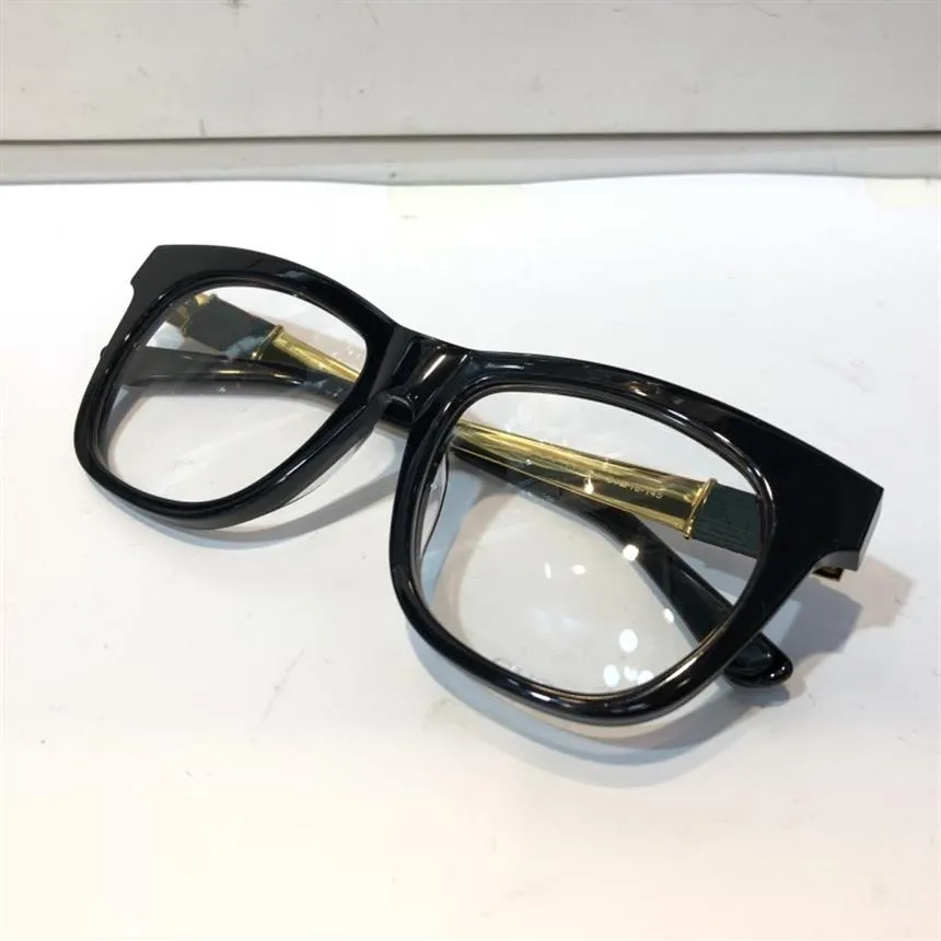 Luxury- 4237 Ögonglasögon för män mode populära ihåliga Optical Lens Cat Eye Full Frame Black Tortoise Silver kommer med Packag213p