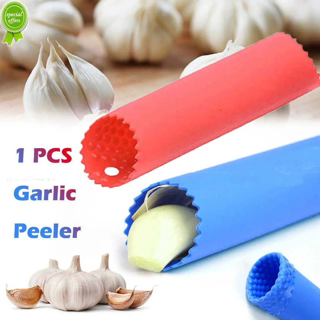 Nouveau rouleau de tube de silicone éplucheur à l'ail 1 PCS Chef Soft Peelers Products ménagers Accessoires Accessoires