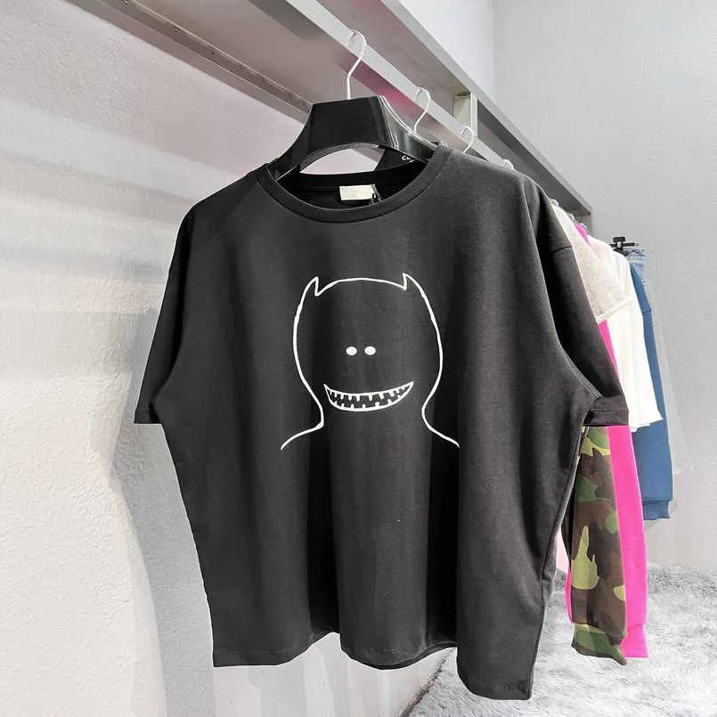 디자이너 여성 T 셔츠 하이 에디션 여름 전면 16 글자 자수 OS 드롭 어깨 느슨한 버전 티셔츠 소매
