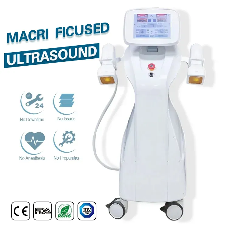 Ultra Body Slimming Lipo Weight Loss machine Macro Focused Scanning Ultrasound Cooling System Heat Fat Removal HIFU skin tightening device