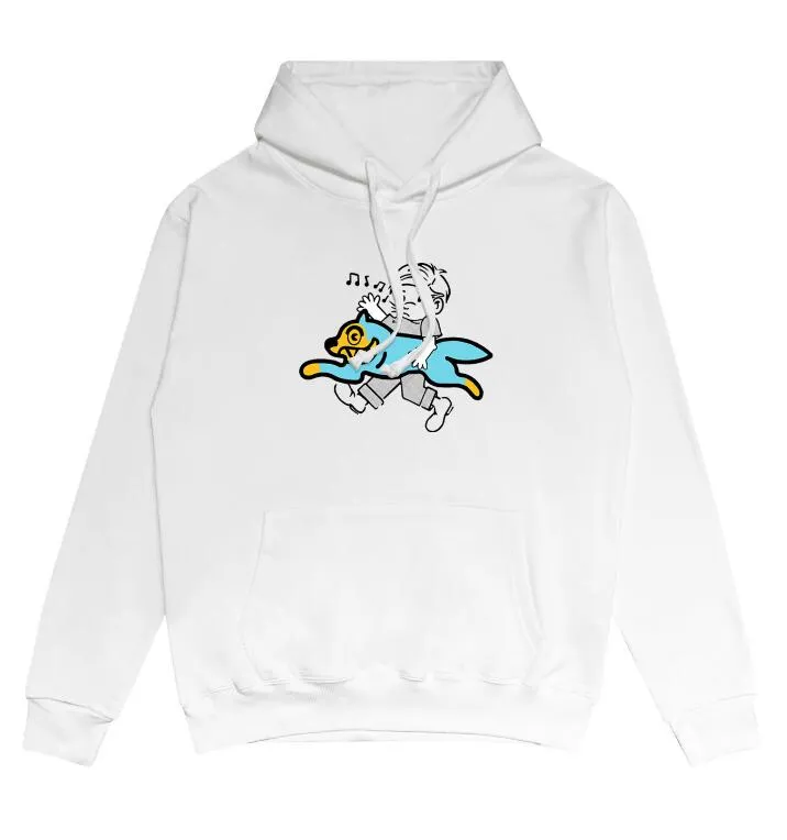 Long term stock of cross-border flying dog ice cream from Europe and America and boy print hoodie from TenguA9