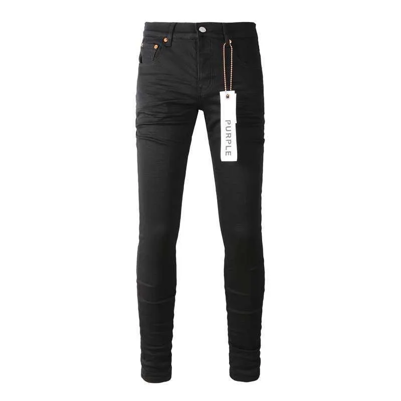 jeans amirir designer pour hommes Purple Brand Jeans American High Street Noir Plissé Basicl2jp