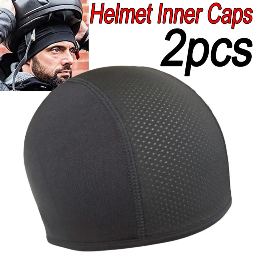 Novo capacete da motocicleta tampas internas balaclavas respirável ciclismo de secagem rápida wicking chapéu de refrigeração universal masculino feminino esportes cúpula boné