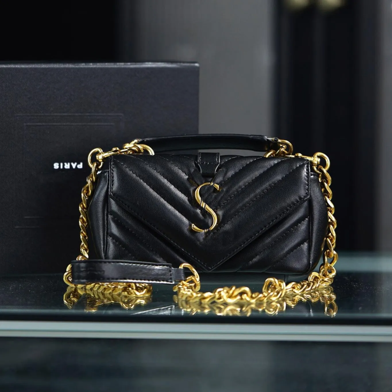 Luxurys väskor Cassandre Matelasse plånbok 10a högkvalitativ crossbody designer väska kvinnor axelväska mini purses handväska axelväskor handväska kvinnor korsar kroppsväska