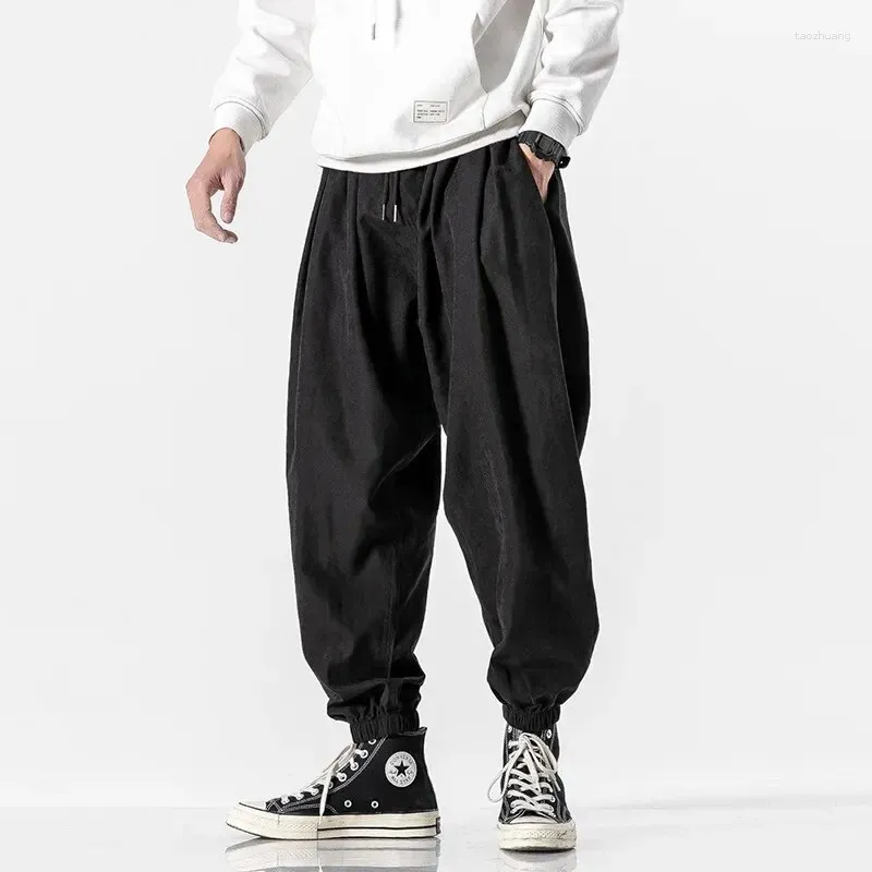 Mens Hip Hop Style Streetwear Sweatpants For Jogging Big Plus Size