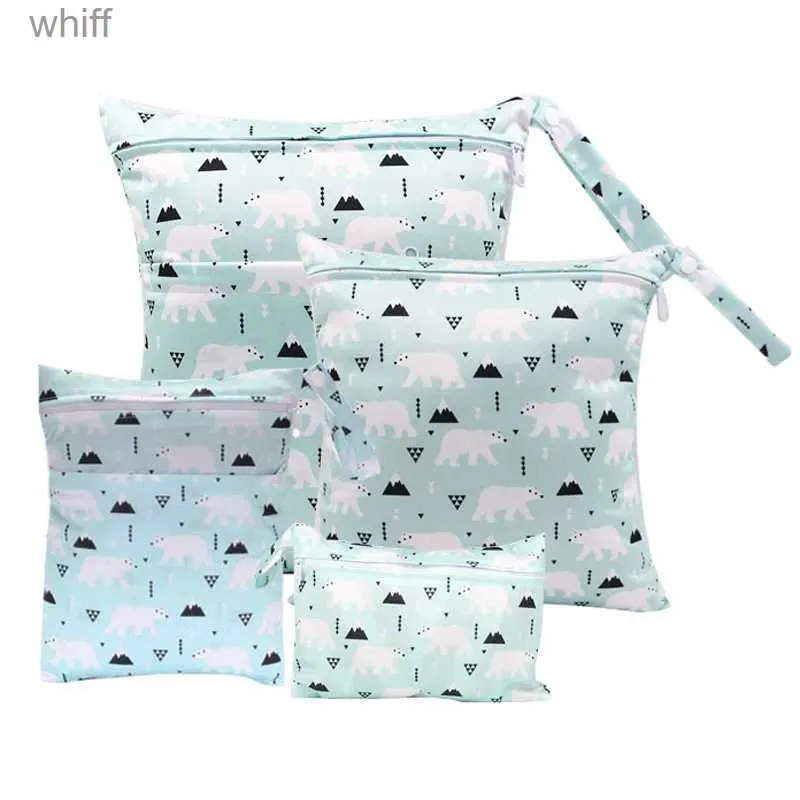 Windeltaschen, 1 Stück, wasserdicht, für Babys, Stoffwindeln, Windeln, Menstruationseinlagen, Aufbewahrung, Wetbag, mit Reißverschluss, Nasstasche, Mutterschaftstasche, L231110