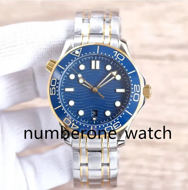 Reloj para hombre Relojes de diseño para hombre Reloj de pulsera para hombre Movimiento automático de 42 mm Resistente al agua 300 m Relojes de pulsera de buceo de alta gama Relojes perfectos Lujo