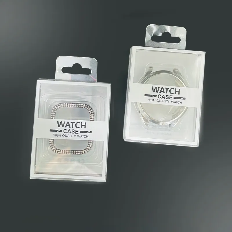 Caja universal de PVC para reloj Cajas vacías para iWatch Paquete al por menor Embalaje para Apple 49 mm 44 mm 42 mm 40 mm 38 mm Samsung Galaxy Watch5 Pro 45 mm Fitibit Huawei Watch
