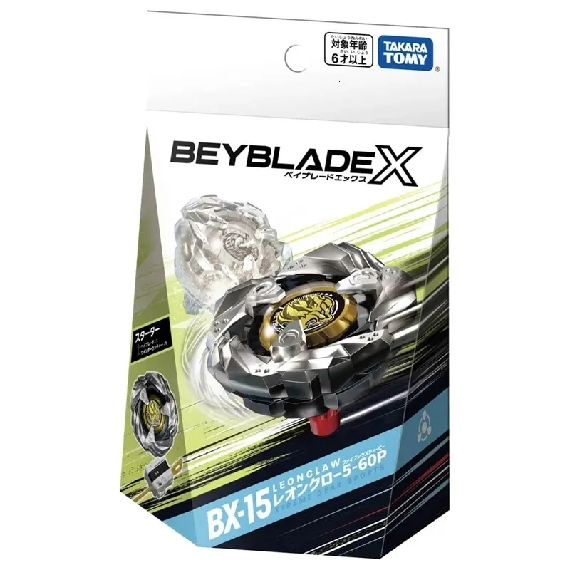 Волчок Original Tomy Beyblade X BX 15 Starter Leon Claw 5 60P 231109