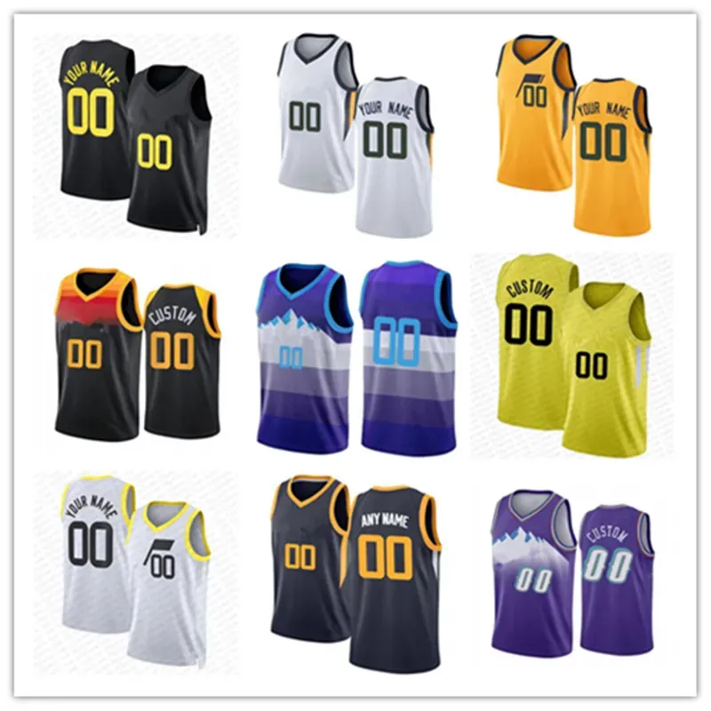 Maillot de basket-ball personnalisé pour hommes et femmes Clarkson Mike Kelly Olynyk Conley Rudy Gay Collin Sexton Lauri Markkanen Jarred Vanderbilt