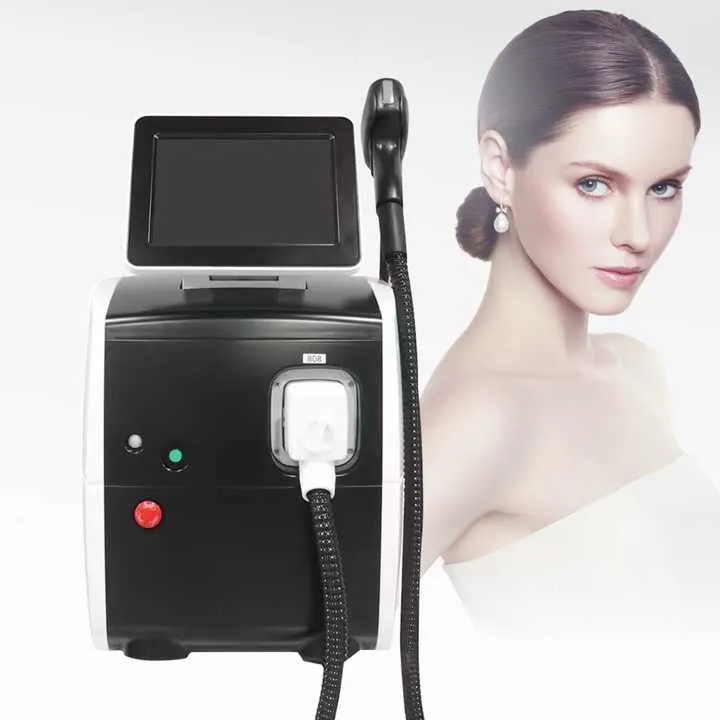 Portabel fryspunkt 808 Laserhårborttagningsmaskin Professional 755 808 1064NM Diodlaser 808 Nm Diode Laser för håravtalning