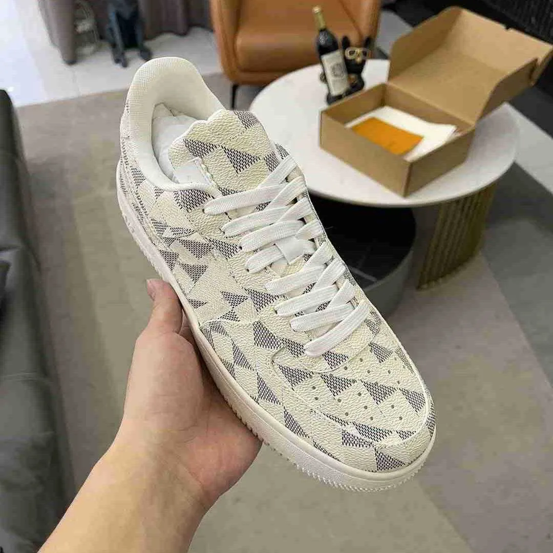 Famous Brand Men's Casual Sports Shoes Classic Luxury Low Top Lace Up Sneakers Women's Single Fashion Running White Shoe Couple Walking Footwear