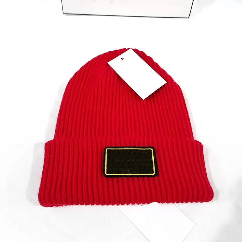 暖かさの帽子ビッグセリンフブランドニット秋/冬のデザイナーキャップ積み重ねられたbaotouレターリブウールの帽子