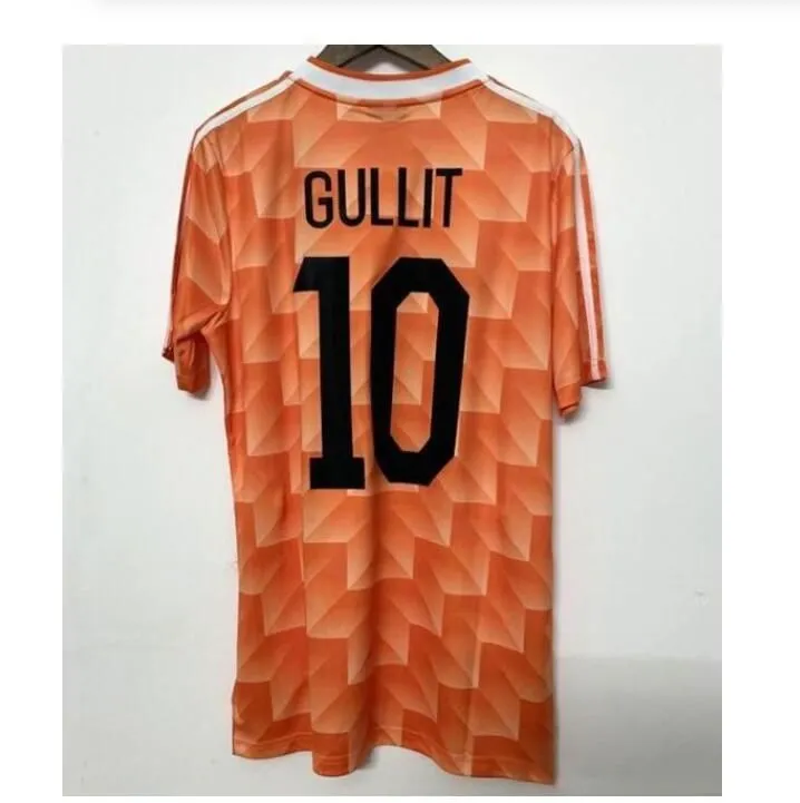 Retro Netherlands Soccer Jerseys Gullit Van Basten Rijk 1996 Holland Football Shirt