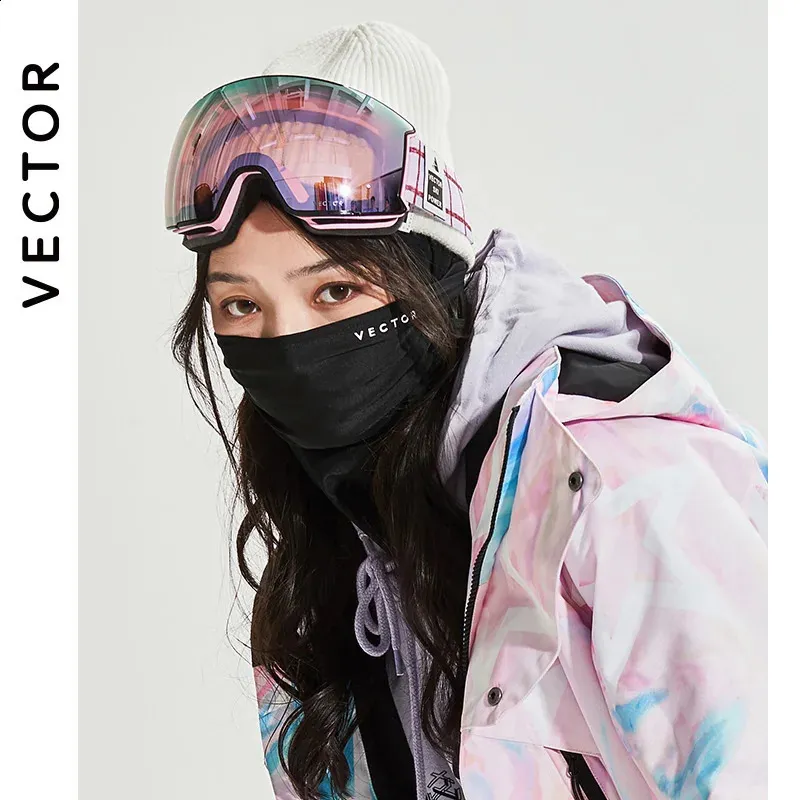 Maschere da sci OTG Maschere da sci Lenti viola piccole Occhiali da neve Donna UV400 Rivestimenti antiappannamento Motoslitta Snowboard Sci Donna Outdoor Adulto Uomo 231109