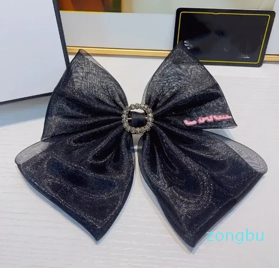 Luxury Designer hair clip Bow Headbands Women channel Headwear C logo Fashion Hairpin ccity Accessories Gifts