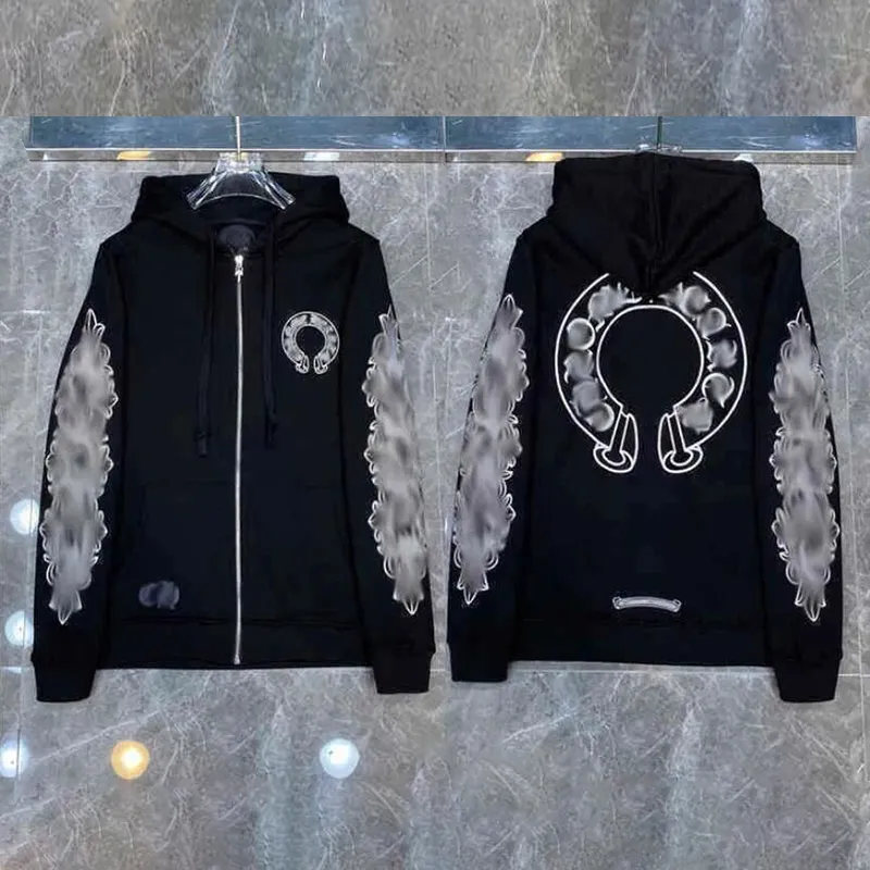 Designer hoodies met rits Heren jassen Hoodie met lange mouwen Jas Losse uitloperjassen Hoody Heren Dames hiphop streetwear kleding