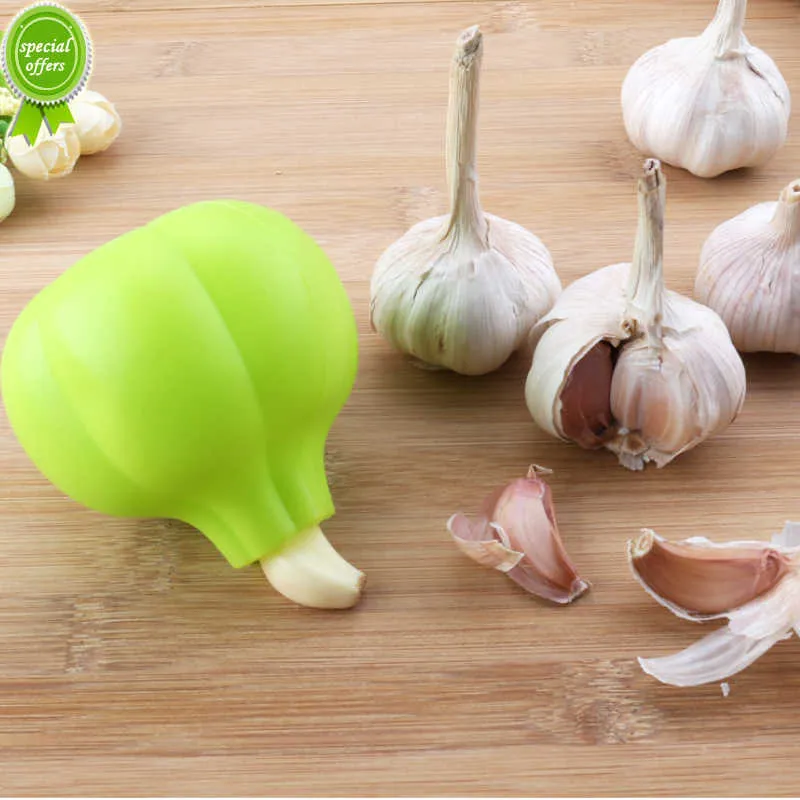 New Silicone Garlic Peeling Grinder Tool Artifact Food Grade Manual