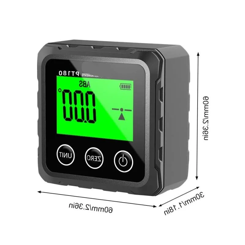 FreeShipping PT180 Hoekmeter Universele Bevel 360 Graden Mini Elektronische Digitale Gradenboog Inclinometer Tester Meetinstrumenten Uedqq