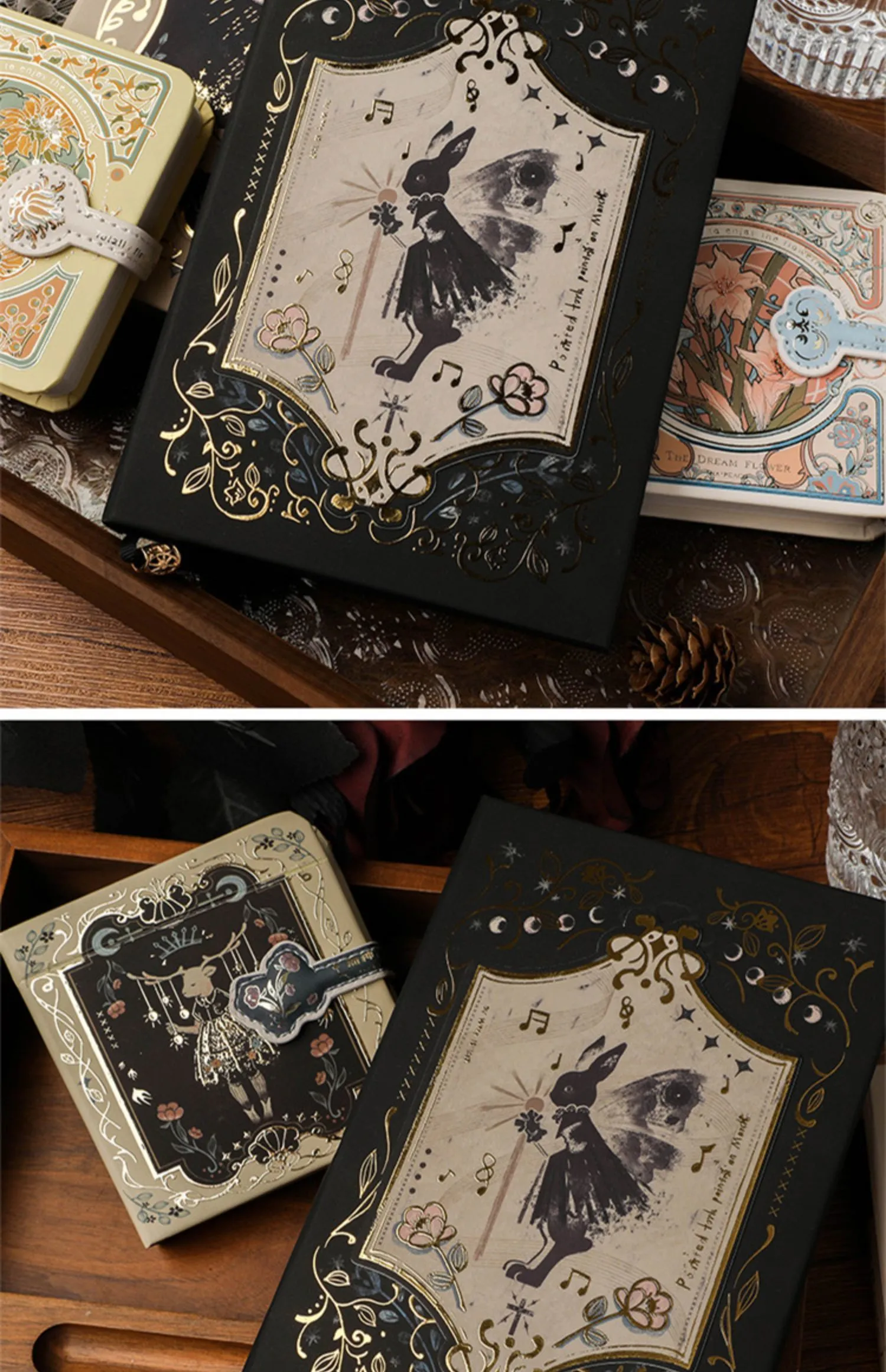 Wholesale Vintage Gothic Notepad Notes In Hindi With Magnetic Buckle ...