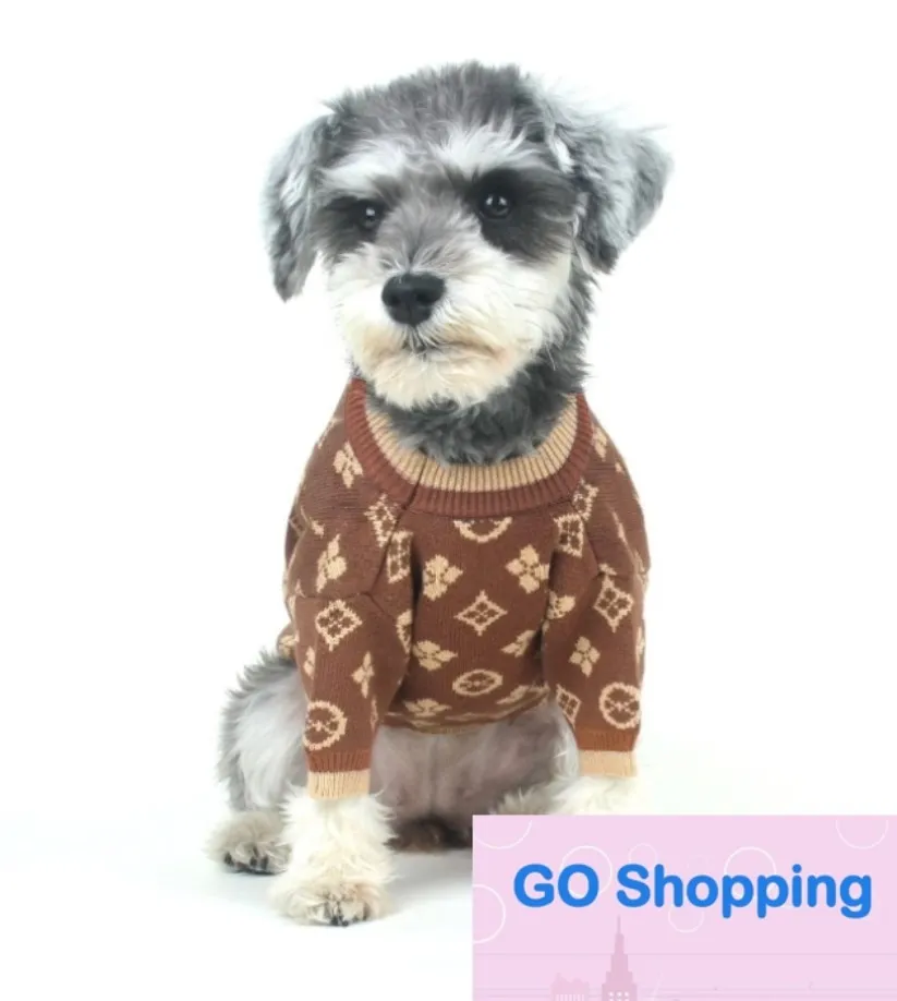 Pet Sweater Luxury Dog Clothes Dachshund Dog Sweaters for Small Dogs Elasticity Soft and Comfortable Designer