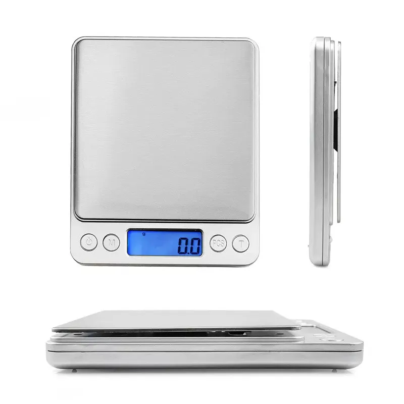 Mini Electronic Digital Scale Kitchen Scales Jewelry Weigh Scale Balance Gram LCD Display Scale With Retail Box 500g/0.01g 3KG/0.1g DHL