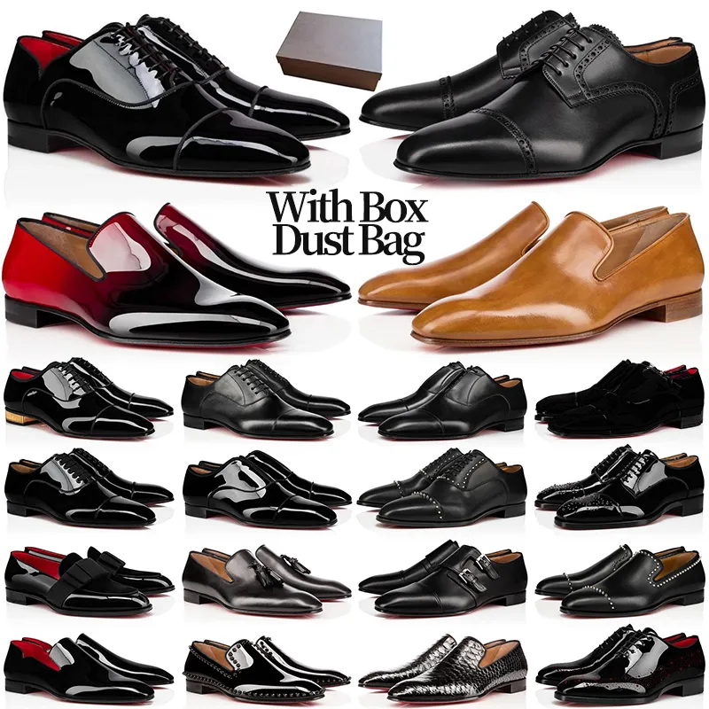 Designer Sneakers Dress Mens Shoes Christians Red Bottoms Shoes Loafers