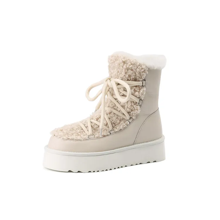 Chaussures de marque d'hiver Heatshoes Bottes de neige Cachemire Femmes Kid Daim Mocassins en cuir Luxe Pashm Casual Confort Designer Chaussures YG53-2320