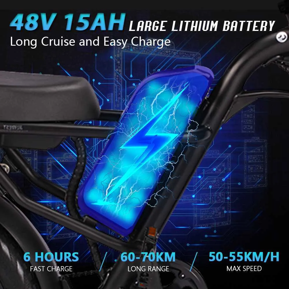 Ciclomotore Scooter / Moto batteria 48V 15Ah batteria al litio