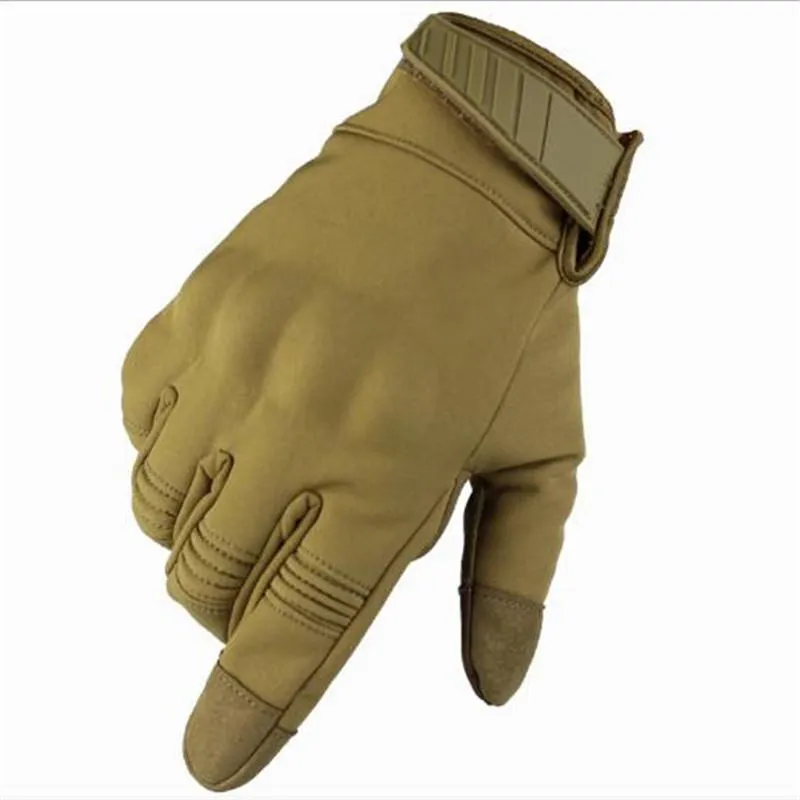 Gants de sport en plein air plein doigt tactique moto vélo cyclisme course écran tactile gant A24