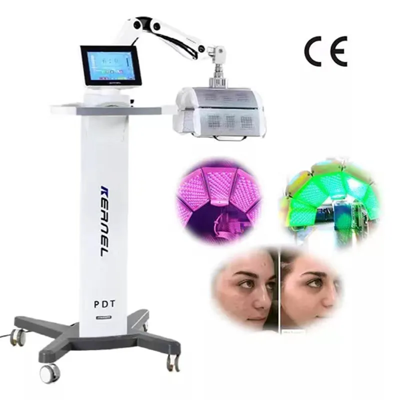 KERNEL KN-7000D CE PDT LED-ansiktsljus/fototerapi Skinvård/LED PDT Bio-Light Photon Therapy Beauty Machine med LED-ljus