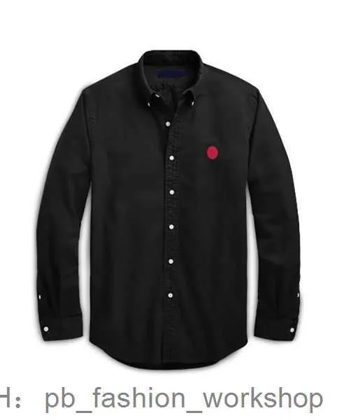 Ralphs Polo Laurens polo ralphs chemises Laurens chemises Designer Hommes Casual Robe Big Horse Broderie Affaires Vêtements À Manches Longues Slim Revers Tee 3 NDK4