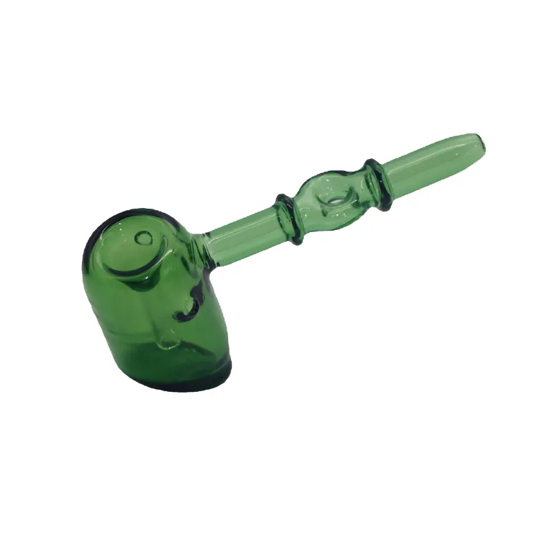 Filtro de vidro Bubbler fumando tubos de água de martelo com tigelas profundas lâminas reciclando bolso portátil tubo de fumaça de fumaça de fumaça ferramenta