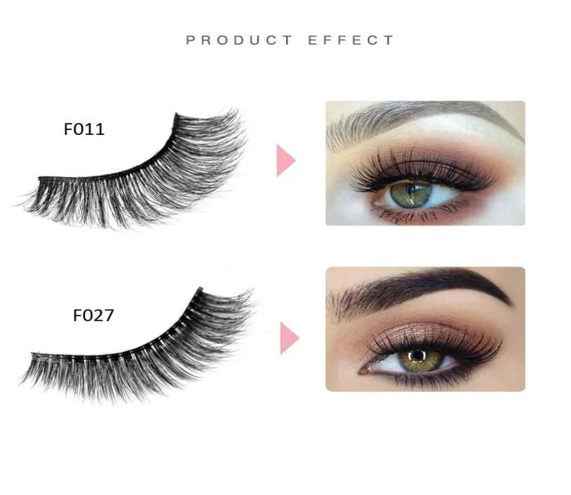 Tropfen Neues Make-up HANDAIYAN 3D Nerzhaar Falsche Wimpern 6 Stile Handgemachte Schönheit Dicke lange weiche Nerzwimpern Wimpern7949600