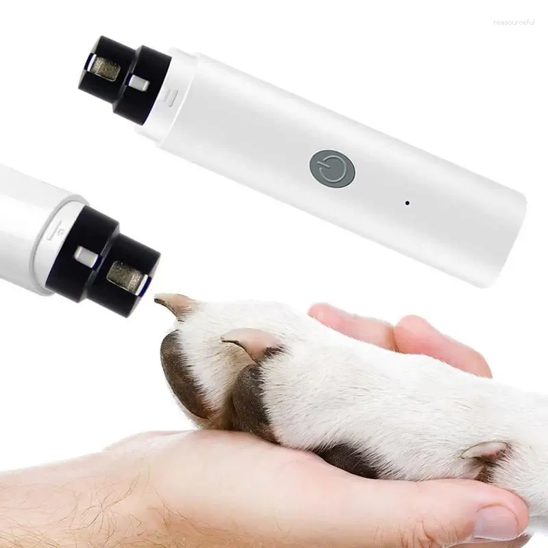 Coupe-ongles de transport pour chiens, broyeur Rechargeable avec lumière LED, coupe-ongles professionnel pour petits, moyens et grands chiens