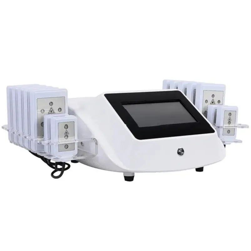 Лучшие продажи лучшего качества для похудения 650 нм Lipo Laser 14 Pads Lipo Laser Laser Match Machine для дома