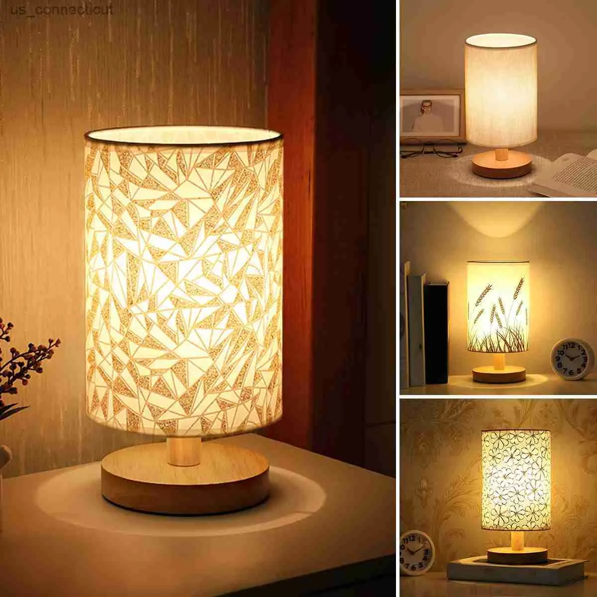 Solid Wood LED Night Lamp With Eye Protection And USB Powered For Simple  Bedroom Decor R231110 From Us_connecticut, $7.7