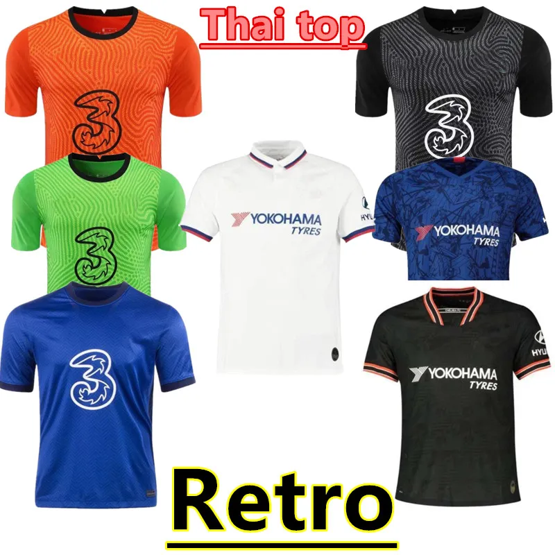 Retro Classic 19 20 2021 Финал CFC Werner Soccer Jerseys Jorginho Rudiger Havertz Kante Mendy T.Silva Pulisic Ziyech Chilwell Mount Willian Kovacic Football Roots 66