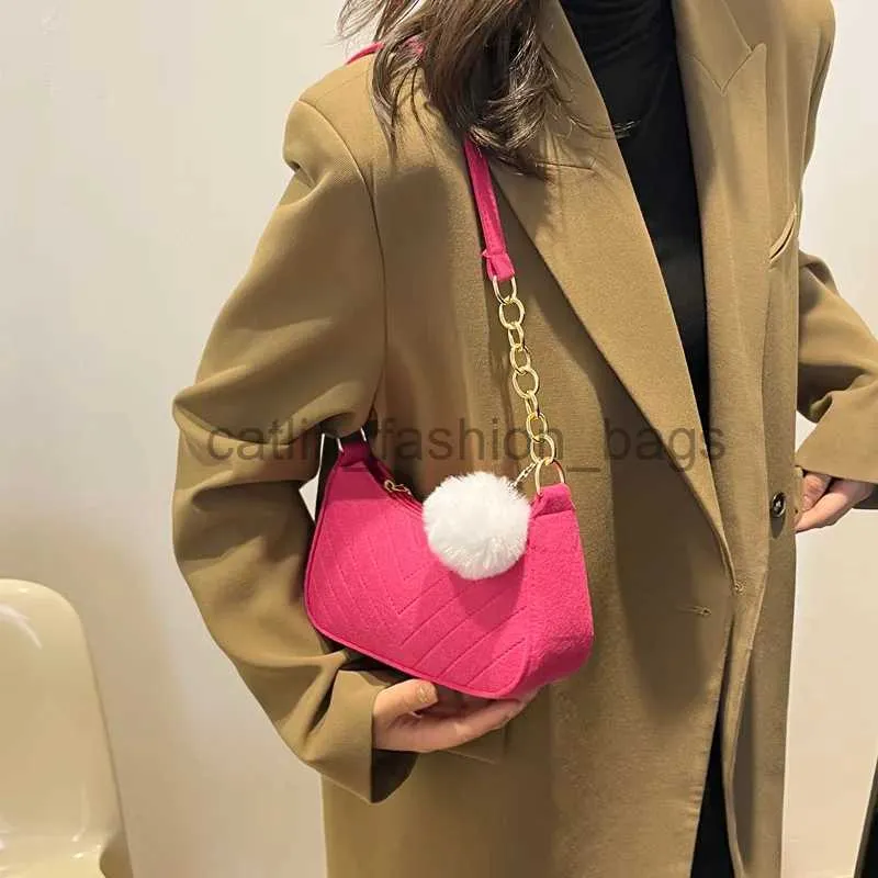 أكياس الكتف 2023 أكياس للنساء حقيبة بسيطة وقابلة للتشويش على bagcatlin_fashion_bags